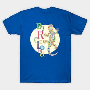 Barcelona City Lizard T-Shirt